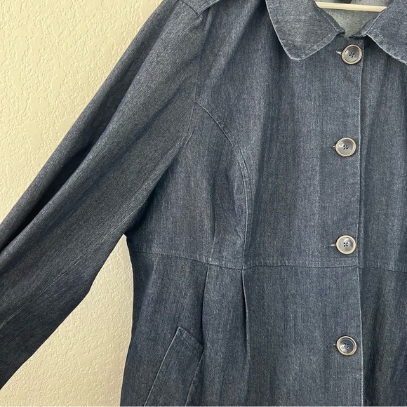 Sandro Sportswear Woman Denim Jacket - Picture 10 of 11